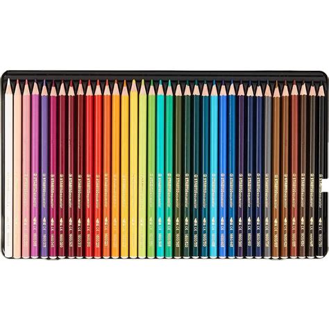 stabilo aquacolor metal box of 36|stabilo colored pencils.